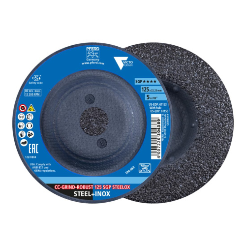 Круг шліфувальний CC-GRIND ROBUST 125 SGP STEELOX
