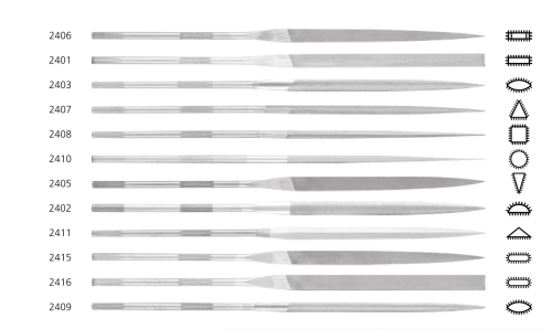 Надфиль трехгранный PFERD 2407 фото 2