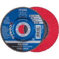 Круг шлифовальный веерный PFERD CO-COOL SG STEELOX