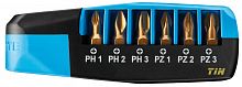 Набор бит с трещоткой WITTE MAXX RATCHDRIVE TIN 7 пр.